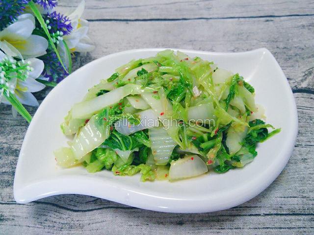 辣炒长白菜