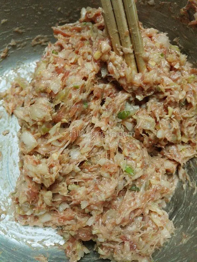调好的肉馅