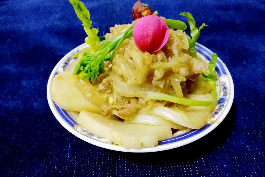 节节高炒年糕