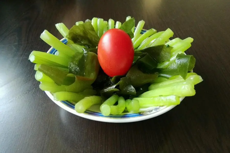 螺旋藻炒茼蒿
