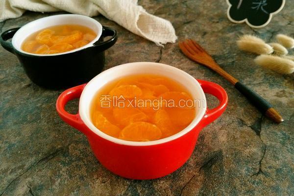 砂锅煲橘子罐头