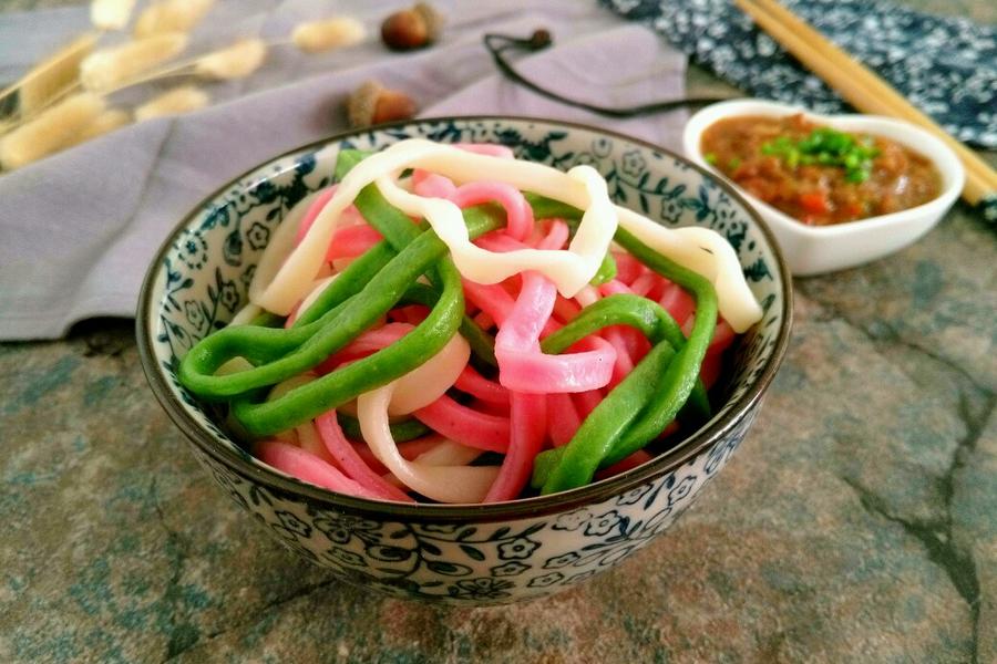果蔬彩色面条