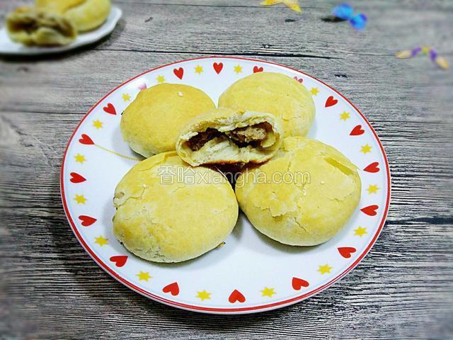 金黄肉酥饼