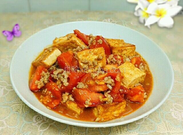 番茄肉末豆腐