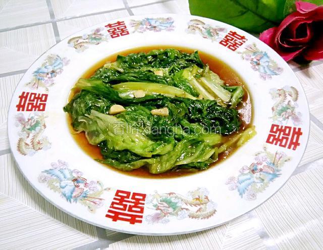 蒜末生菜