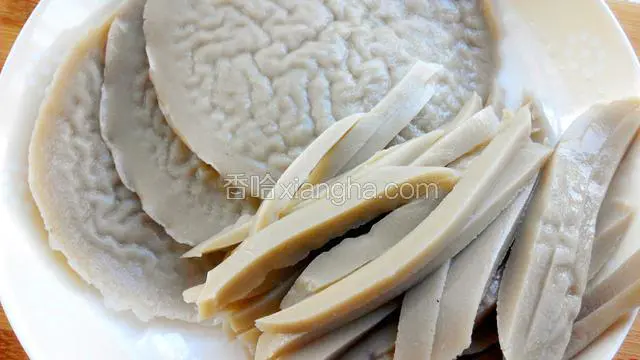 灌肠洗净切条状