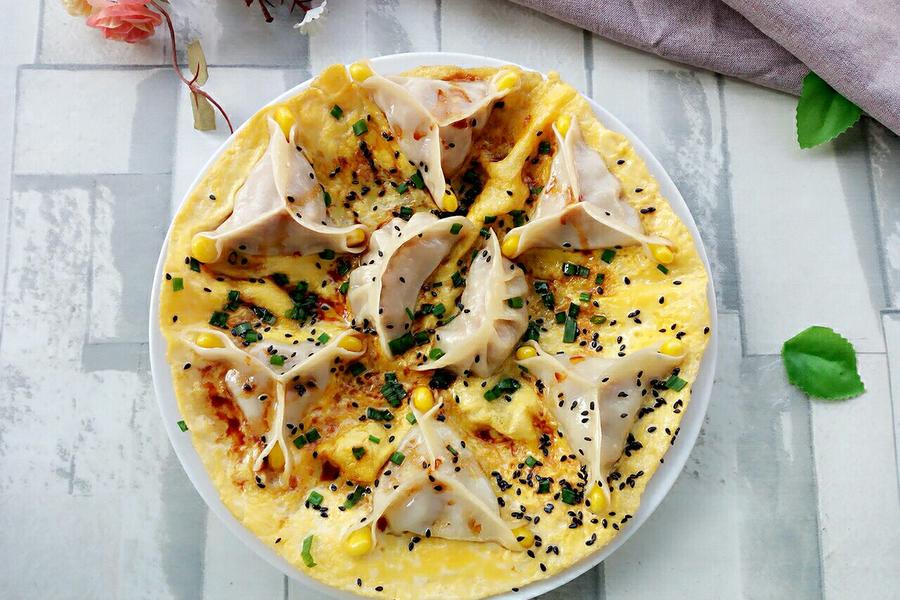 煎蛋抱饺
