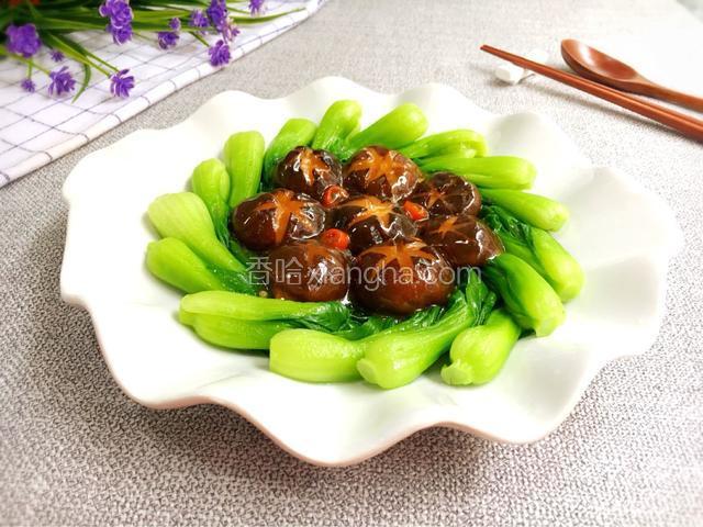 香菇扒油菜