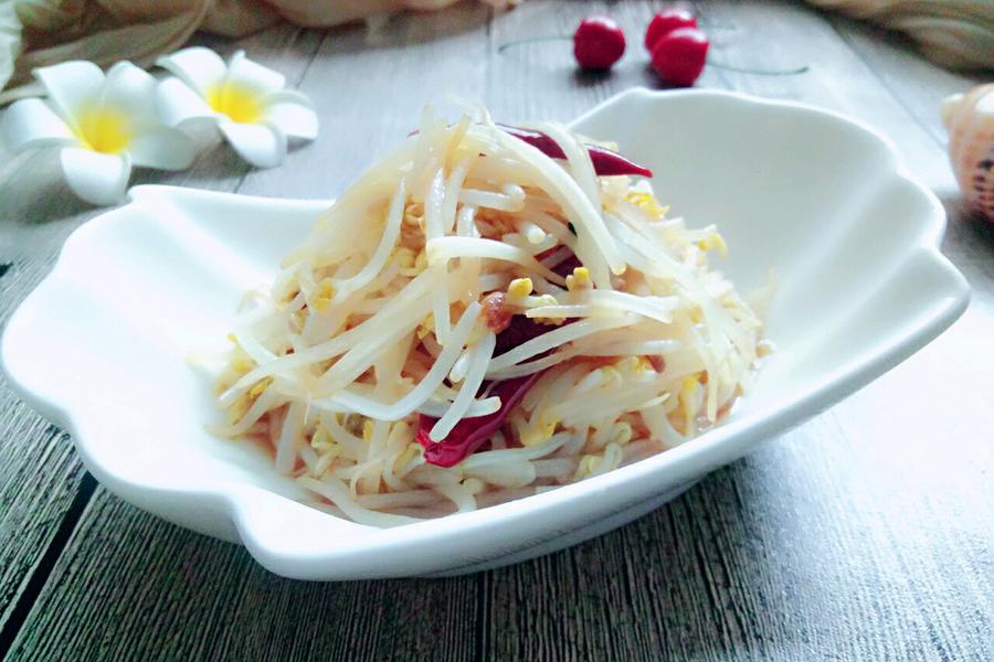 炝爆绿豆芽