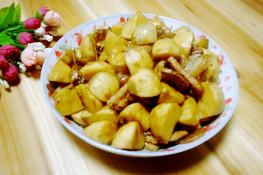 慈姑焖肉