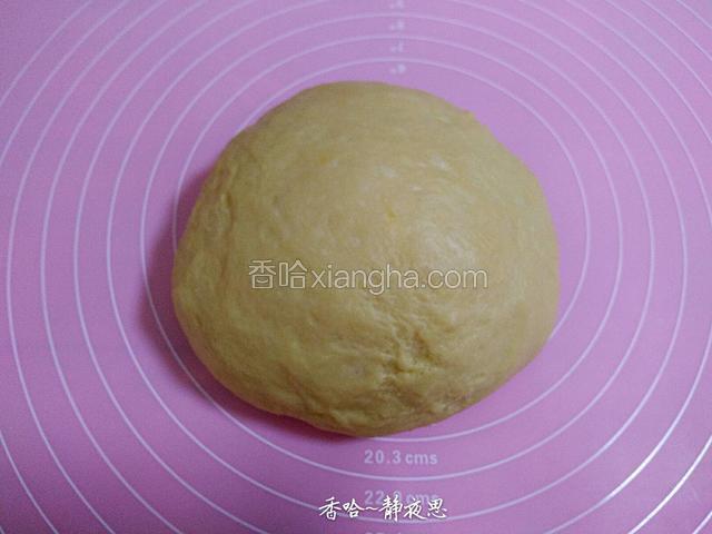 面团取出揉几分钟充分排气