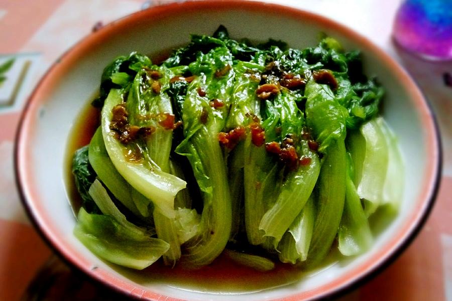 蒜蓉酱油生菜