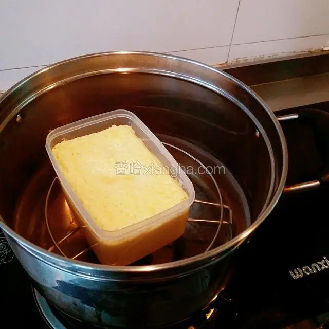 蒸好放凉 一定要放凉后再使用 
