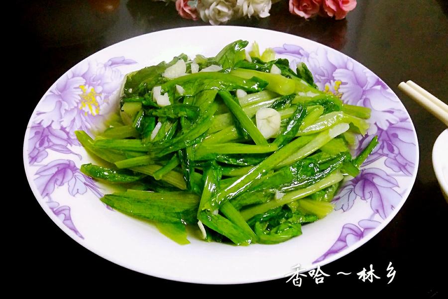 蒜香油麦菜