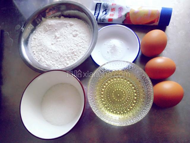 准备食材: