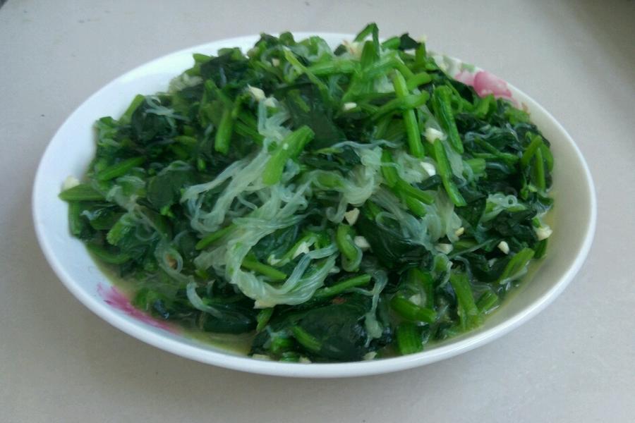 蒜蓉粉丝菠菜