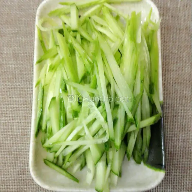 黄瓜切丝