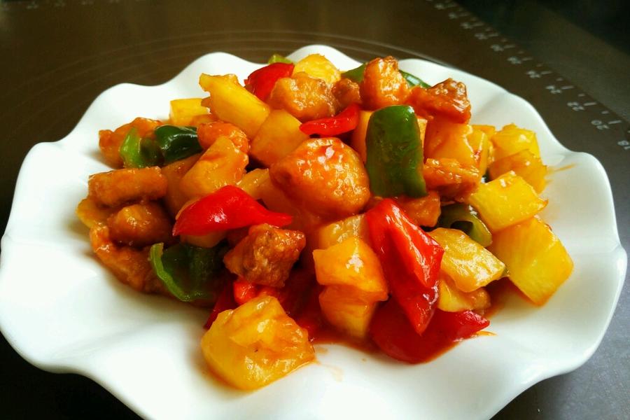 菠萝鱼丁