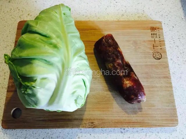 准备好食材。