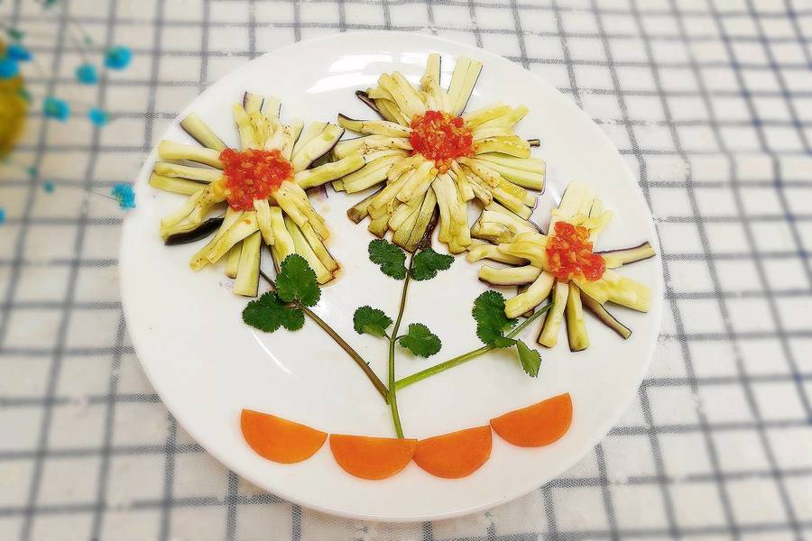 菊花茄子