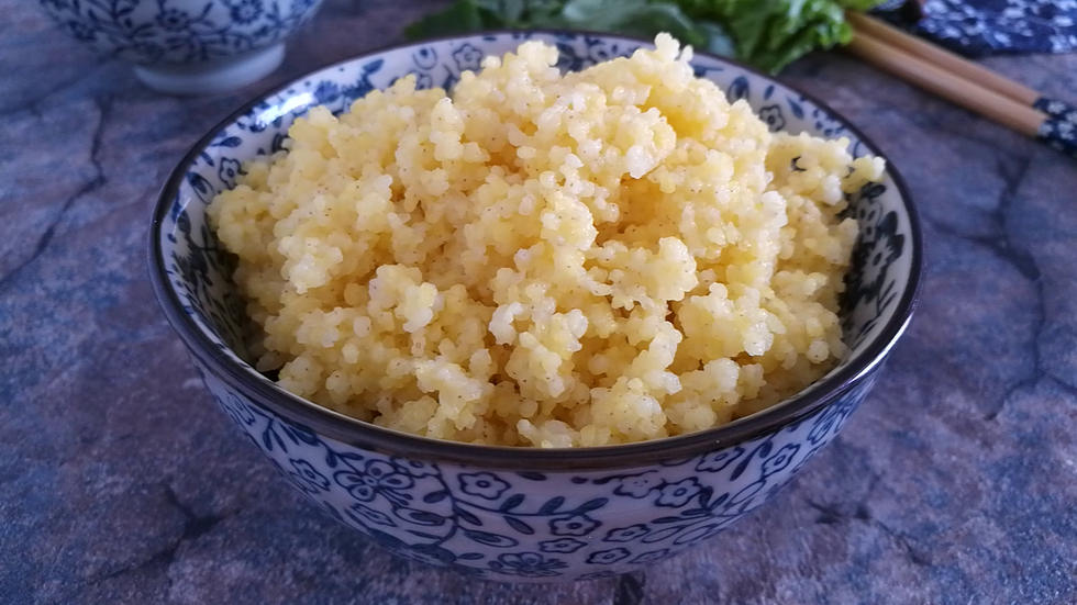 一道美味的小米饭就做好了！