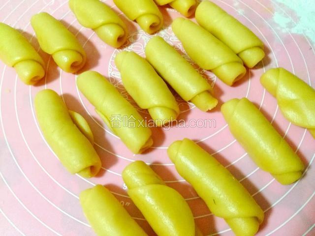 全部卷好，等15分钟