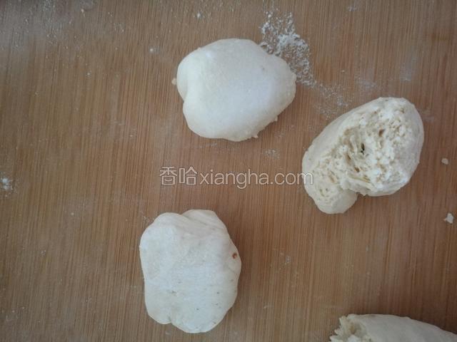 醒发好，下剂。