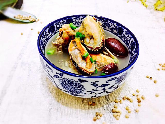 胡椒浸海虹排骨汤