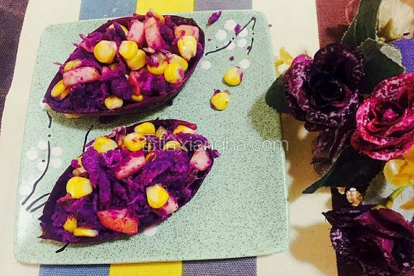 紫薯补丁沙拉