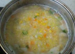 蔬菜玉米麦片粥