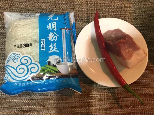 准备所需食材