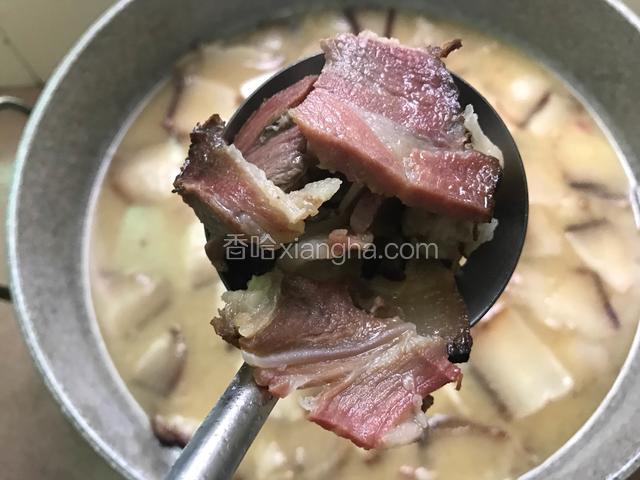 把肉捞起来