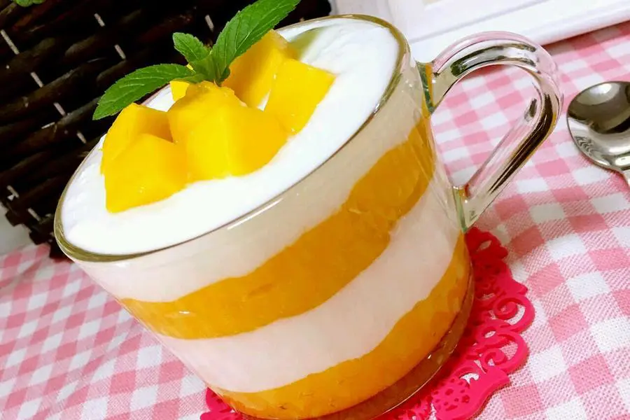 芒果酸奶杯