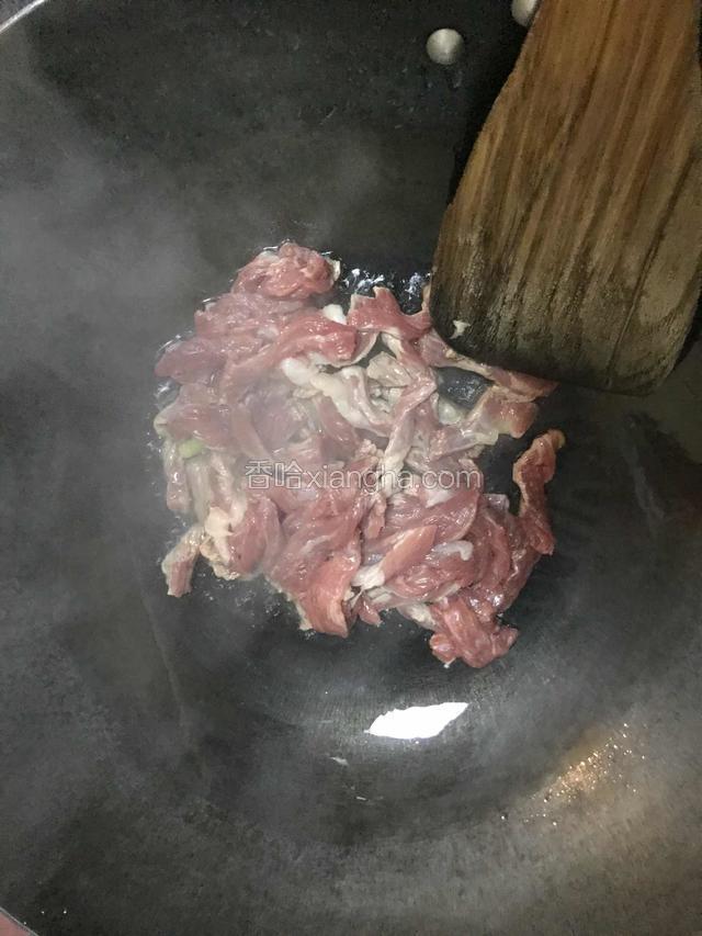 下肉丝煸炒