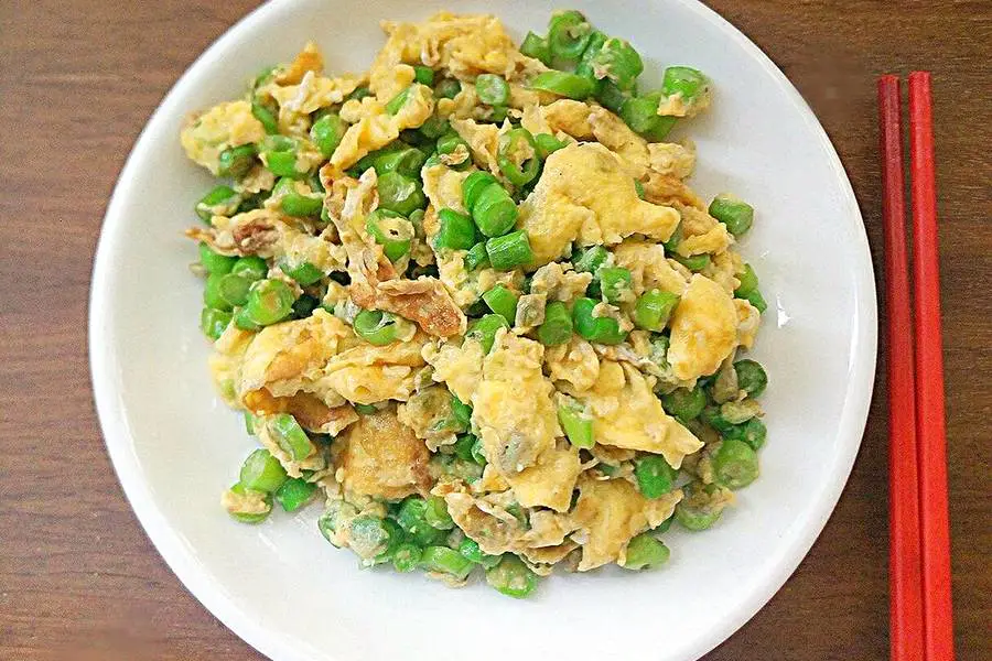 鸡蛋炒豆角