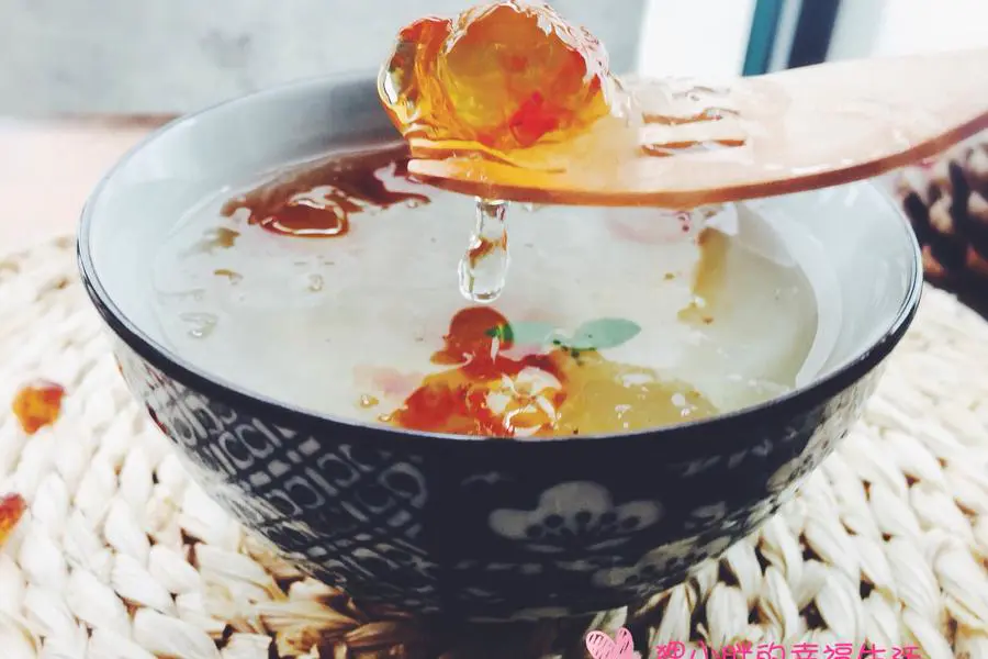 雪燕桃胶皂米羹