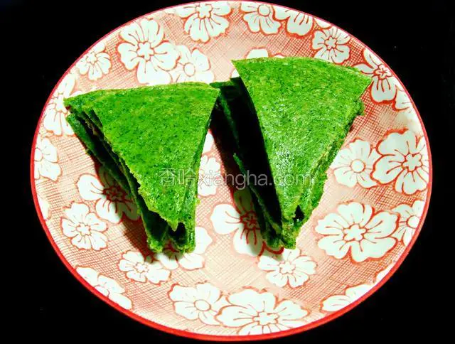 煎好的饼子还不错吧！