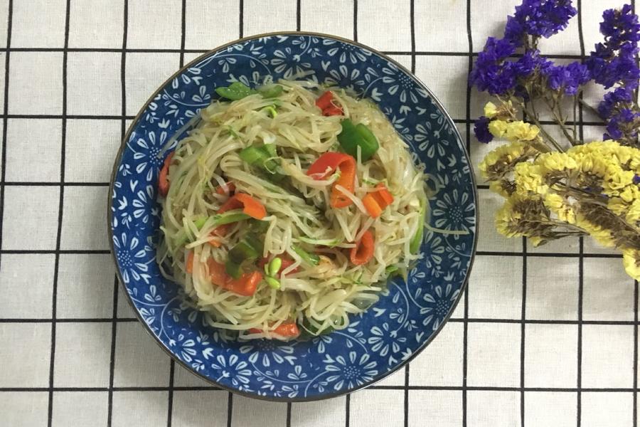 清炒豆芽