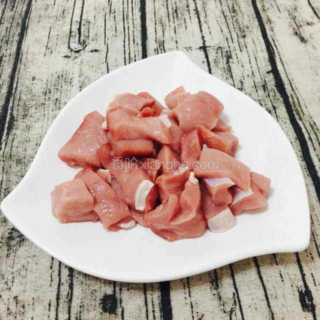 土猪肉洗干净切条