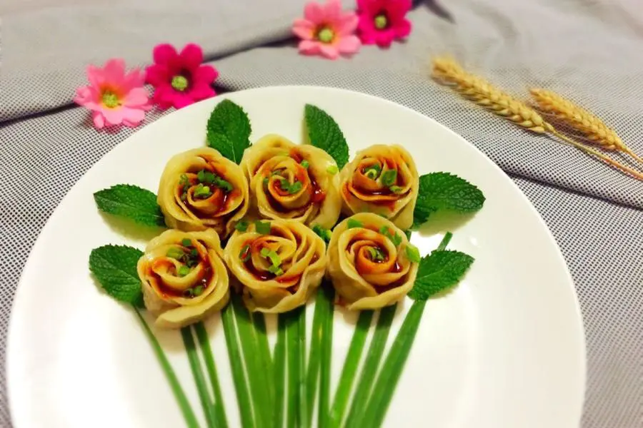 玫瑰花煎饺
