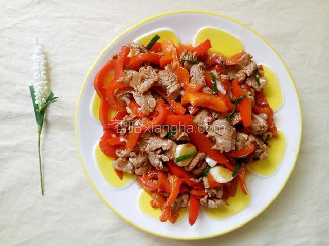 红椒炒肉