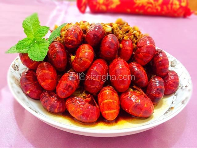 蒜泥小龙虾