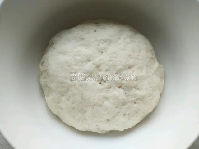 发酵至原来两倍大比较蓬松