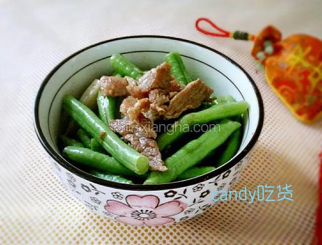 瘦肉炒豆角