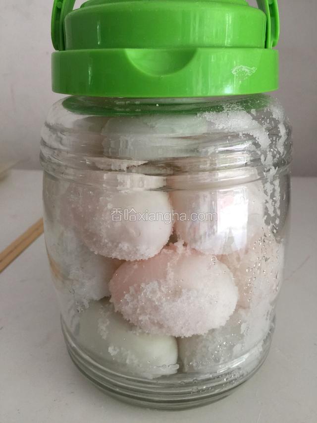 这是腌了20天的样子。