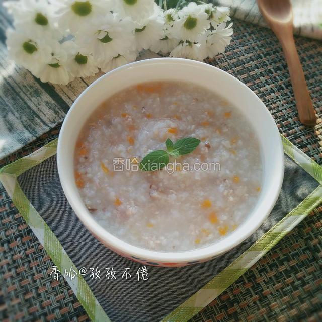 香菇肉沫粥