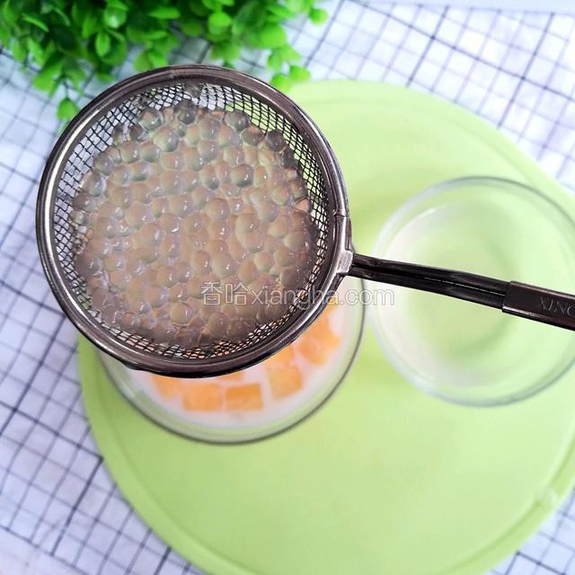 再倒入西米即可