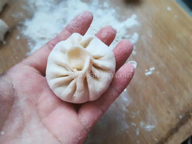 最后收口。
