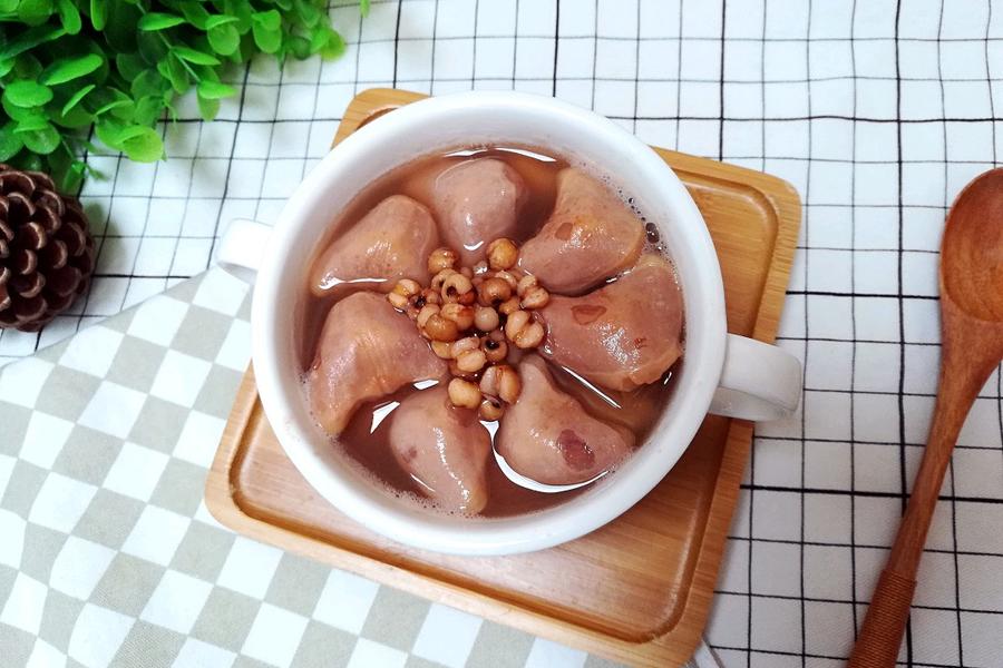 风车之菱角薏米粥
