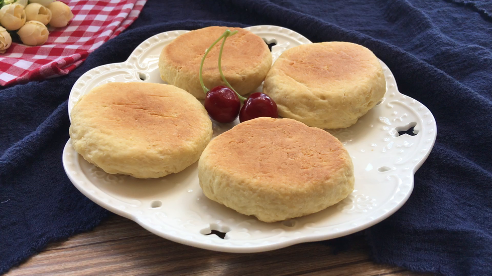 一道美味的乳山喜饼就做好了